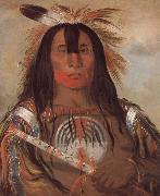 George Catlin Buffalo Bull-s Back Fat Oberhauptling des Blutstammes oil painting picture wholesale
